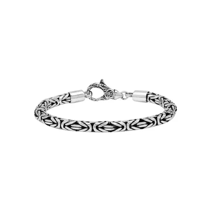 Byzantine Chain Bracelet, Sterling Silver, 5MM