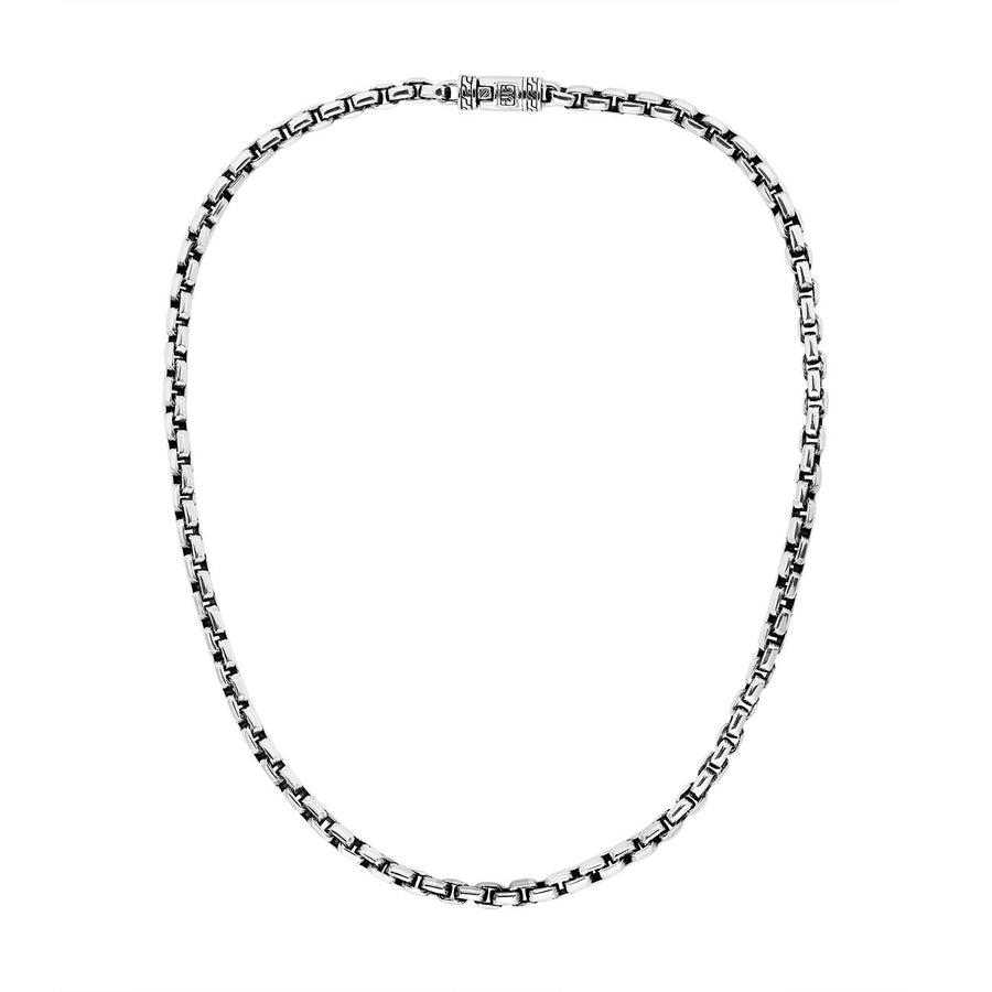 Box Chain Necklace, Sterling Silver, 5MM