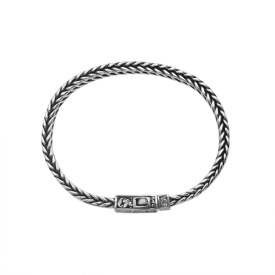 Curb Chain Bracelet, Sterling Silver, 5MM